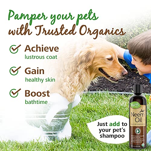 Just Trusted Organics - Neem Oil for Skin, Hair, and Nails, All-in-One Cold P...