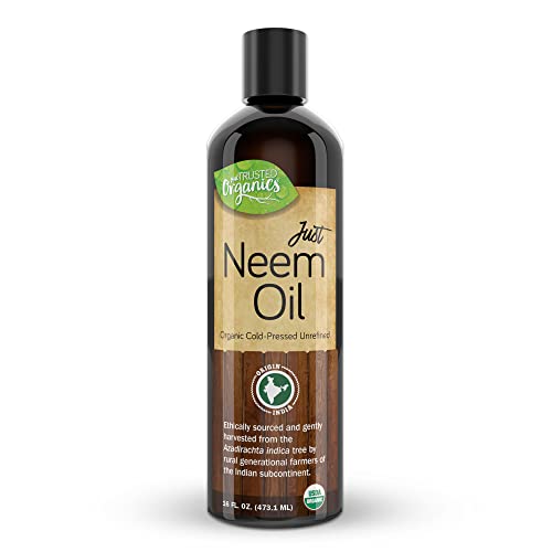 Just Trusted Organics - Neem Oil for Skin, Hair, and Nails, All-in-One Cold P...