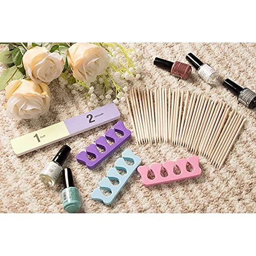 Juvale Toe Separators - 100 Pack Soft Foam Toe Cushions and Spacer Perfect fo...