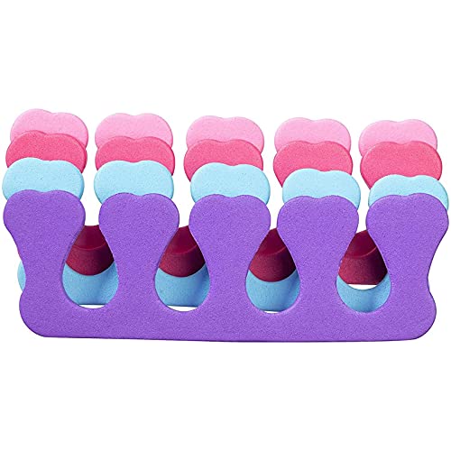 Juvale Toe Separators - 100 Pack Soft Foam Toe Cushions and Spacer Perfect fo...