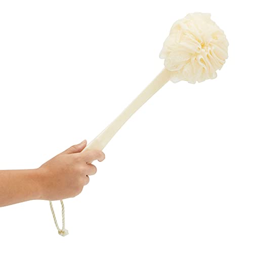 Long Handled Loofah Back Scrubber, Exfoliating Body Sponge for Shower, Bath (...