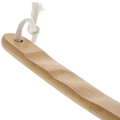 Long Handled Loofah on a Stick Body Back Scrubber, Bath Sponge (4 Colors, 4 P...