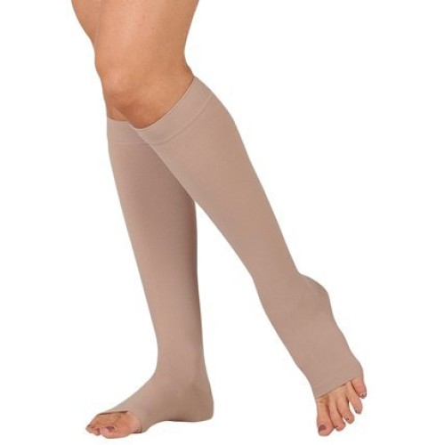 30-40 mmHg Juzo Dynamic (Varin) AD-N Compression Stockings. Knee High. Open T...