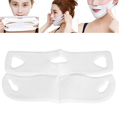 JYS365 4D Women Face Lifting Mask Slimming Double Chin V-shape Moisturizing S...