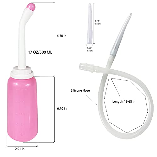 JZCXword Flexible Peri Douche Bottle for Feminine Care - Enemas Vaginal Clean...