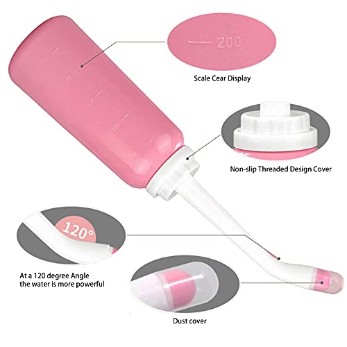 JZCXword Flexible Peri Douche Bottle for Feminine Care - Enemas Vaginal Clean...