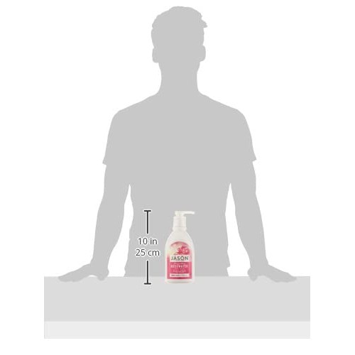 JĀSÖN Natural Body Wash & Shower Gel, Invigorating Rosewater, 30 Oz (Pack of 1)