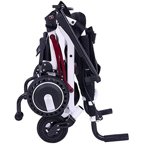 Super Lightweight Foldable Electric Wheelchair, Powered Motorized Wheelchair ...
