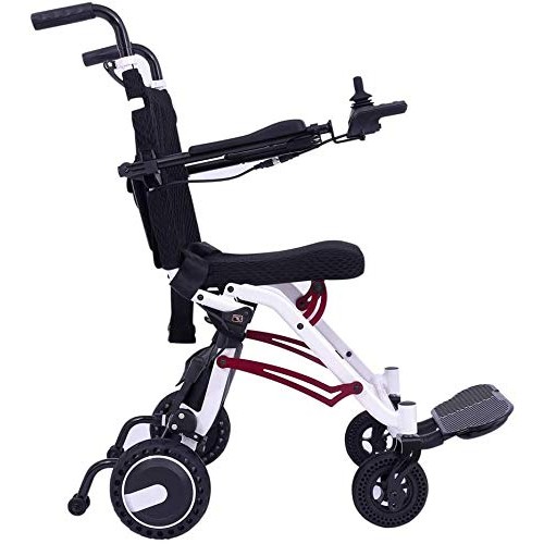 Super Lightweight Foldable Electric Wheelchair, Powered Motorized Wheelchair ...