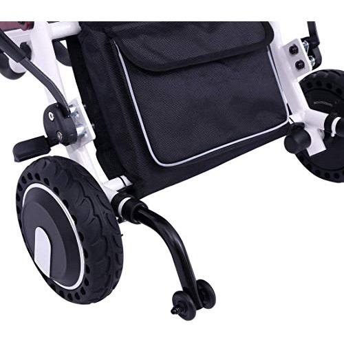 Super Lightweight Foldable Electric Wheelchair, Powered Motorized Wheelchair ...