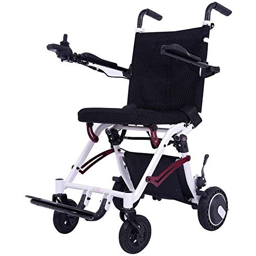 Super Lightweight Foldable Electric Wheelchair, Powered Motorized Wheelchair ...