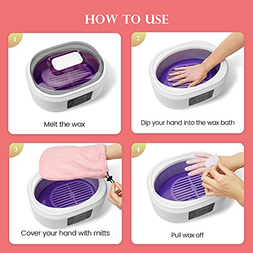Paraffin Wax Machine for Hand and Feet, Touchscreen Paraffin Wax Warmer with ...