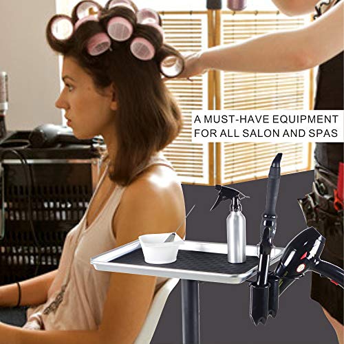 Premium Aluminum Instrument Salon Tray W/Accessory Caddy Tattoo Rolling Tray ...