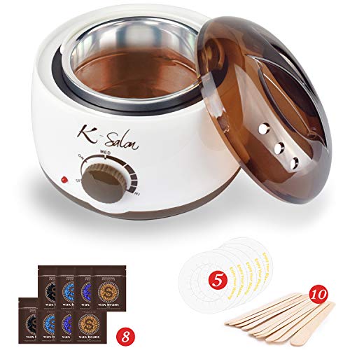 Wax Warmer, 25 in 1 Hair Removal Home Hard Wax Kit Electric Wax Heater