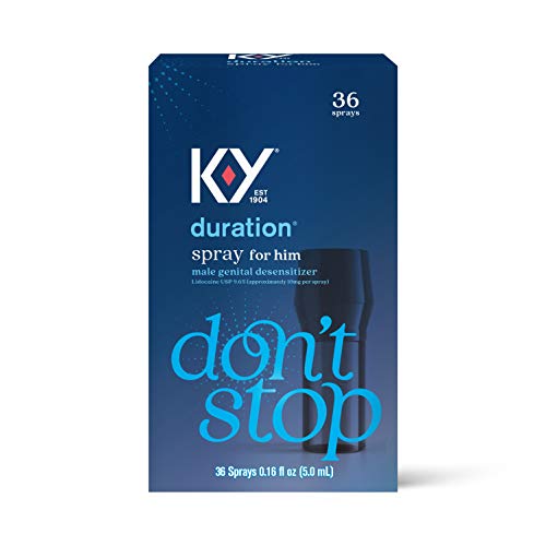 Duration Spray for Men, K-Y Male Genital Desensitizer Numbing Spray to Last L...