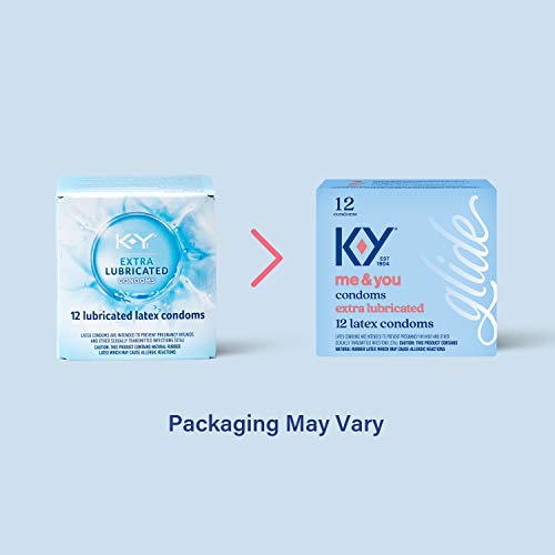 K-Y Condoms, K-Y Extra Lubricated Latex Condoms, Ultra Thin, Extra Lubricatio...