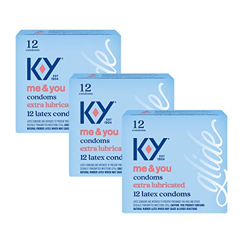 K-Y Condoms, K-Y Extra Lubricated Latex Condoms, Ultra Thin, Extra Lubricatio...