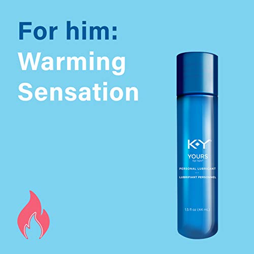 Lubricant for Him and Her, K-Y Yours & Mine Couples Lubricant, 3 fl oz, Coupl...