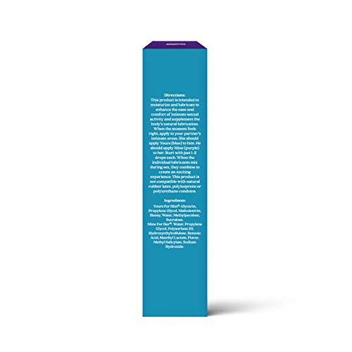 Lubricant for Him and Her, K-Y Yours & Mine Couples Lubricant, 3 fl oz, Coupl...