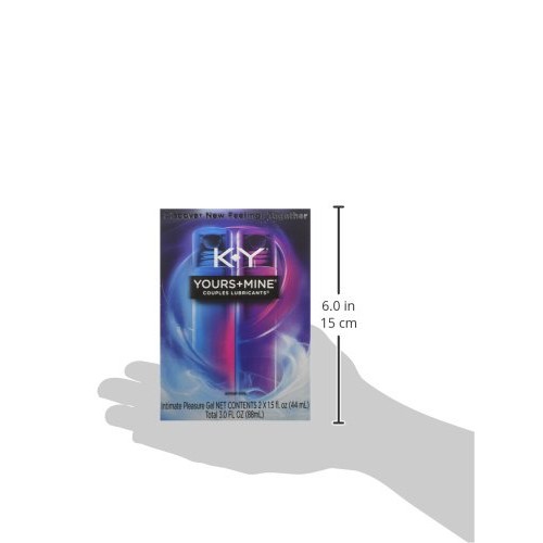 Lubricant for Him and Her, K-Y Yours & Mine Couples Lubricant, 3 fl oz, Coupl...