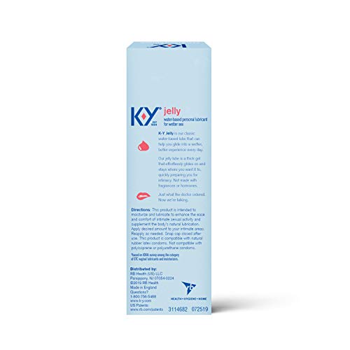 Personal Lubricant, K-Y Jelly Personal Lube,Water Based Lube For Women, Men &...