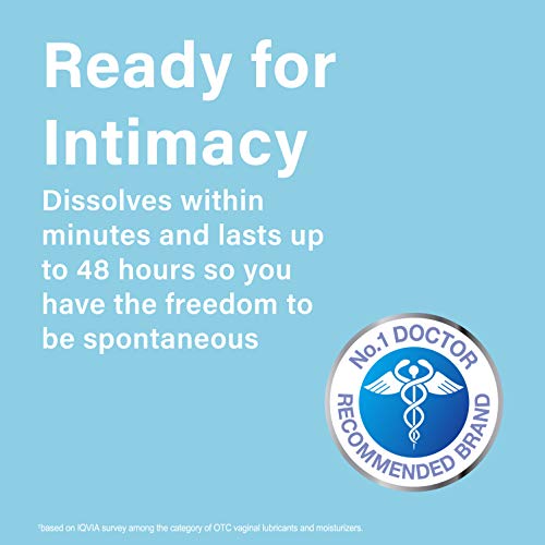 Personal Lubricant, K-Y Liquibeads Vaginal Moisturizer, 6 Bead Inserts and 6 ...