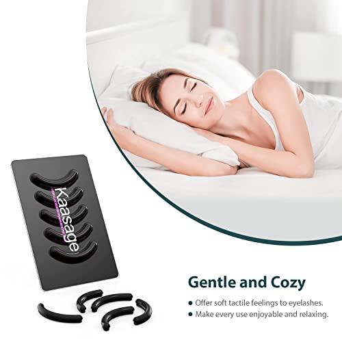 Eyelash Curler Tweezers for Women - Kaasage Black Professional Lash Curler wi...