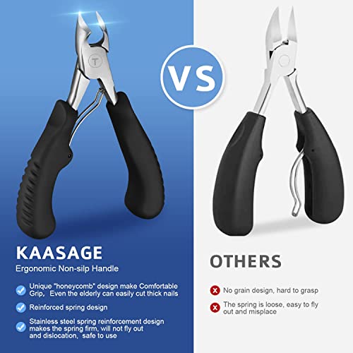 Nail Clipper for Ingrown or Thick Nail, Kaasage Podiatrist Toenail Clippers w...