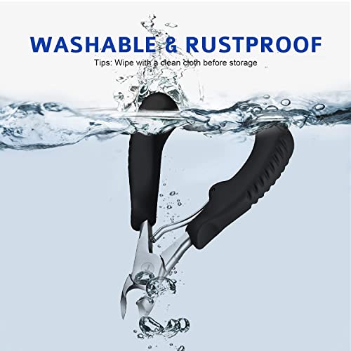 Nail Clipper for Ingrown or Thick Nail, Kaasage Podiatrist Toenail Clippers w...