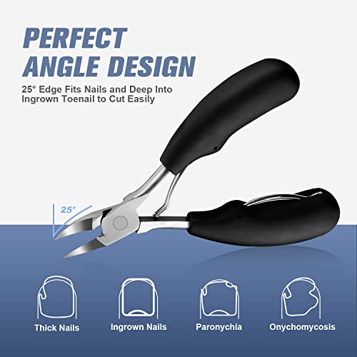 Toenail Clippers, High-grade Stainless Steel, Professionally Paronychia, Thic...