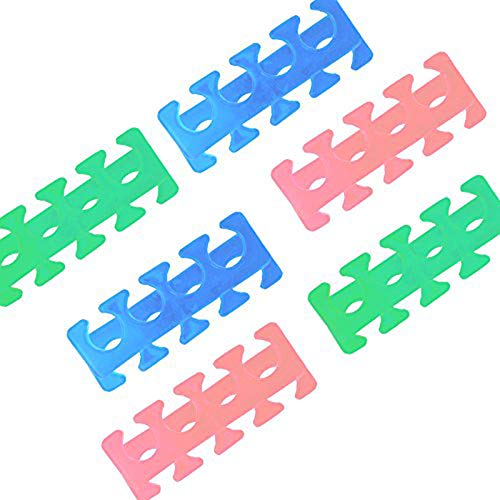 KADS 3 Pairs/set Silicone Toe Separator Nail Art Manicure Finger Feet Care Br...