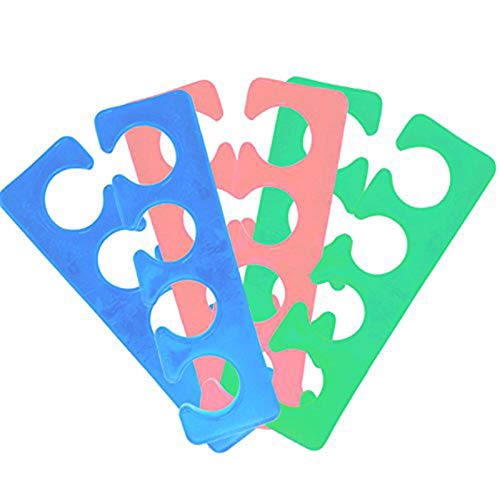 KADS 3 Pairs/set Silicone Toe Separator Nail Art Manicure Finger Feet Care Br...