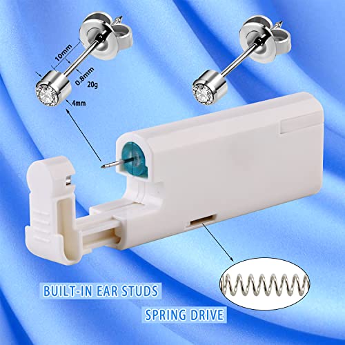 Ear Piercing Kit Ear Nail Gun Disposable Aseptic Household Ear Piercing Gun P...