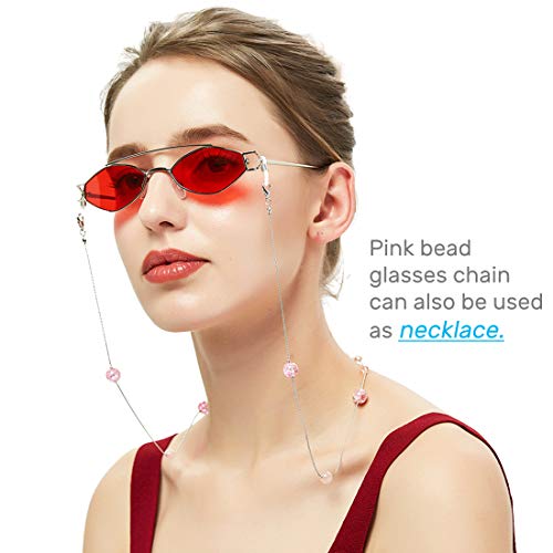 Kalevel 7pcs Eyeglass Chains Strap Holder Glasses Cord Lanyard String Adjusta...