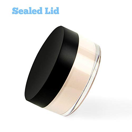 Kalevel Empty Makeup Powder Container 50ml with Puff Loose Face Powder Compac...