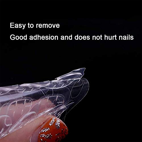 10 Sheets (240pcs) Double-Side Nail Adhesive Tabs, Kalolary Nail Glue Sticker...