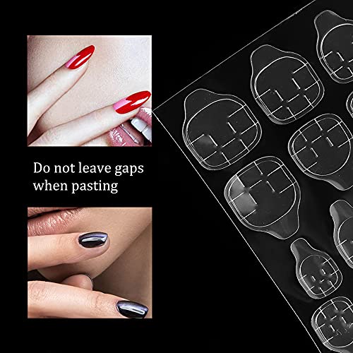 10 Sheets (240pcs) Double-Side Nail Adhesive Tabs, Kalolary Nail Glue Sticker...