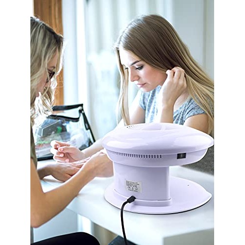Air Nail Dryer, Kalolary 400W Air Nail Fan Blow Dryer for Nail Polish Intelli...