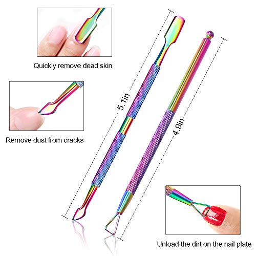 Kalolary 7Pcs Cuticle Nippers and Cutter Kit, Ingrown Toenail File, Triangle ...