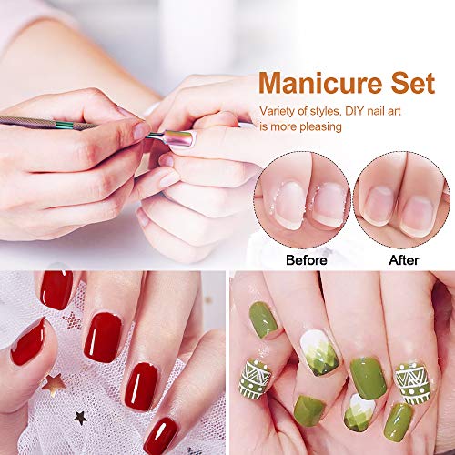 Kalolary 7Pcs Cuticle Nippers and Cutter Kit, Ingrown Toenail File, Triangle ...