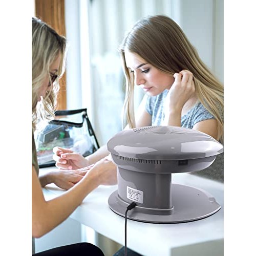 Kalolary Air Nail Dryer, 400W Air Nail Fan Blow Dryer for Nail Polish Intelli...