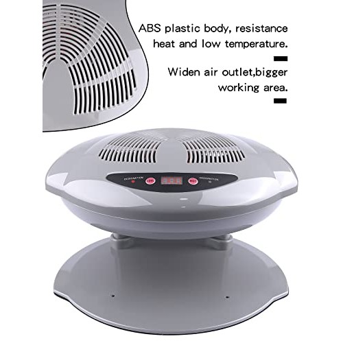 Kalolary Air Nail Dryer, 400W Air Nail Fan Blow Dryer for Nail Polish Intelli...