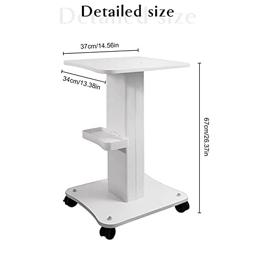 Kalolary Beauty Salon Trolley Cart, Aluminum Alloy Salon Spa Rolling Trolley ...