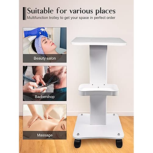 Kalolary Beauty Salon Trolley Cart, Aluminum Alloy Salon Spa Rolling Trolley ...