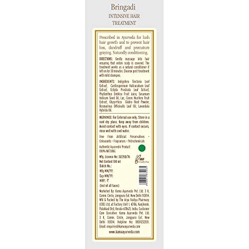 Kama Ayurveda Bringadi Intensive Hair Treatment, 100ml
