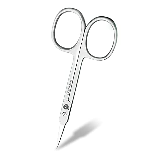 KAMICURE | Extra Fine Curved Cuticle Scissors for Men Women - Multi Purpose S...