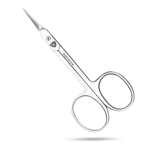 KAMICURE | Extra Fine Curved Cuticle Scissors for Men Women - Multi Purpose S...