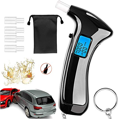 2022 Professional Breathalyzer, Portable Breath Alcohol Tester Digital LED Sc...
