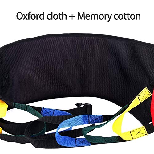 Kangwell Patient Lift Belt Assistance Belt with 5 Colors Handles(73Inch), Non...