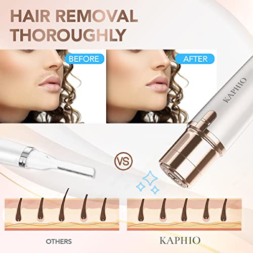 Kaphio Facial Hair Removal for Women, Painless Hair Remover, Hair Remover for...